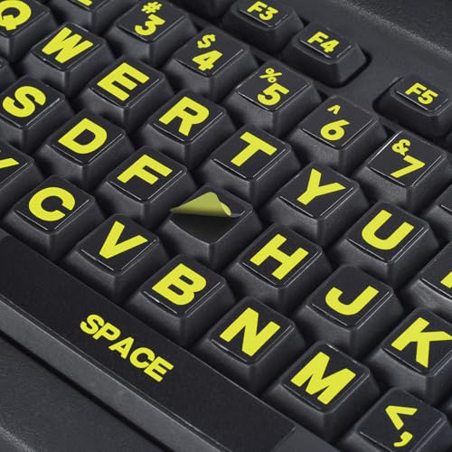 Black with Yellow Letters