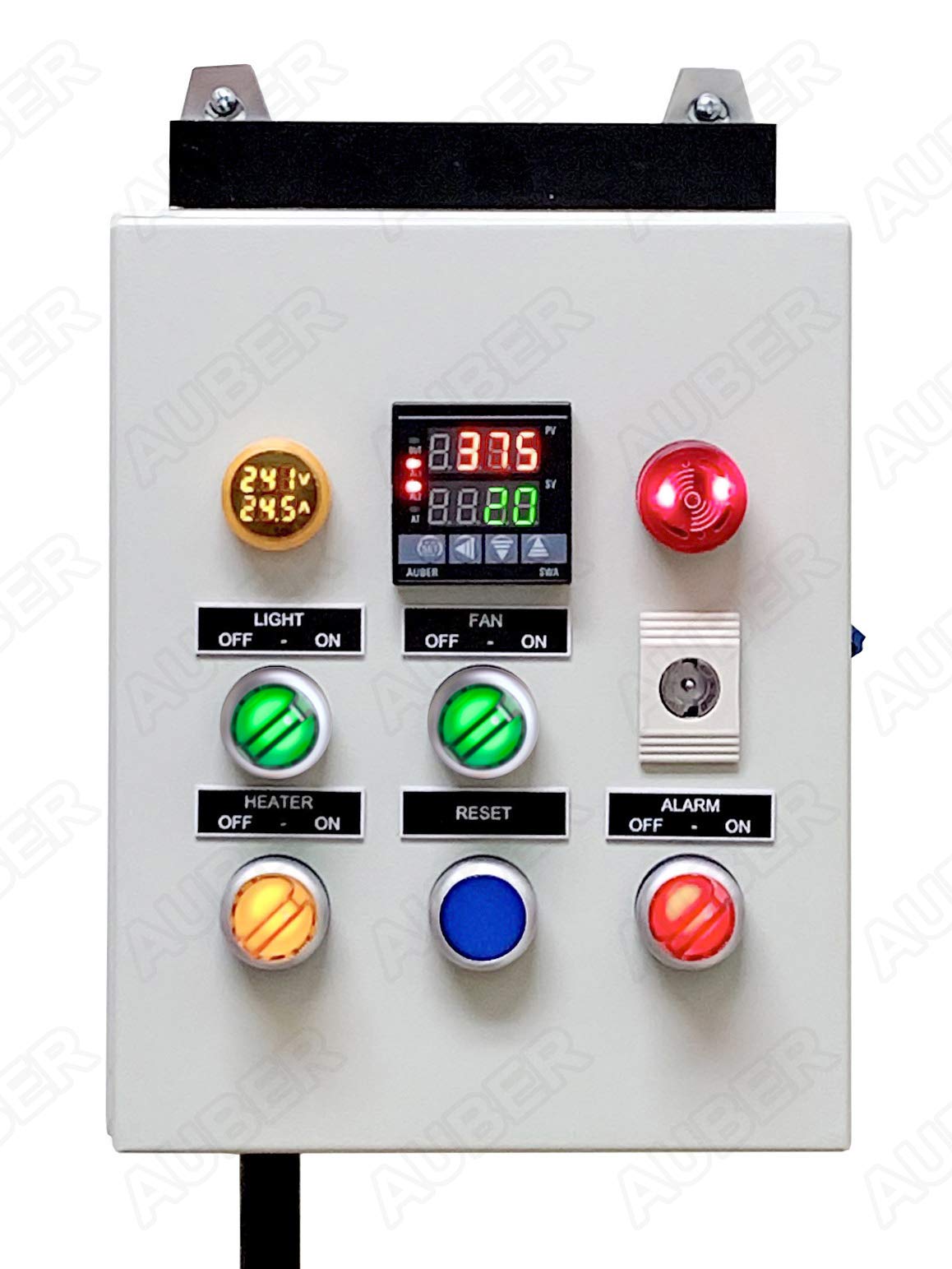 PCO204 Powder Coating Oven Control Panel with Light & Fan Control - 240V 30A 7200W for Industrial Baking & Curing Applications