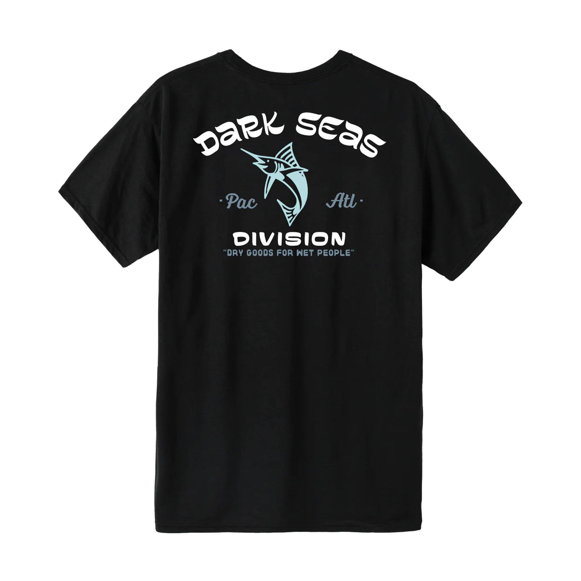 Dark Seas Cabo Bello Wicking Men's Short Sleeve T-Shirt - Moisture Wicking, Breathable & Comfortable - Perfect for Workouts, Hiking & Outdoor Activities - Black