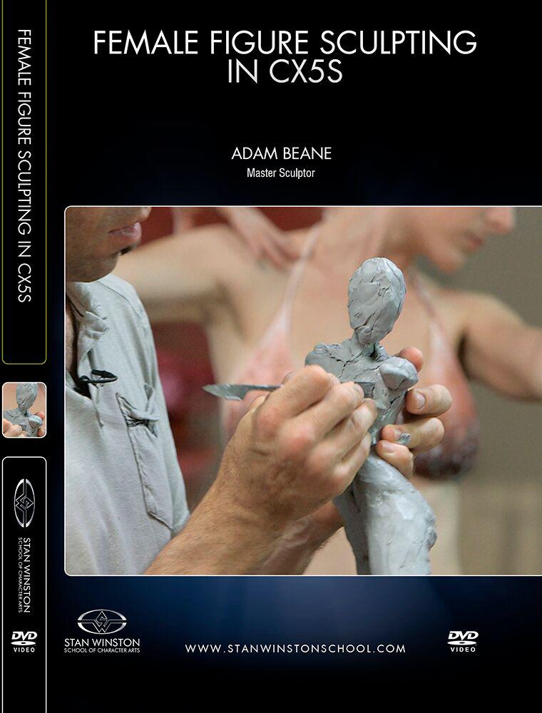 Stan Winston Studio Female Figure Sculpting in CX5 DVD - Professional Character Design Tutorial for Artists & Sculptors - Perfect for Animation Studios & Film Production