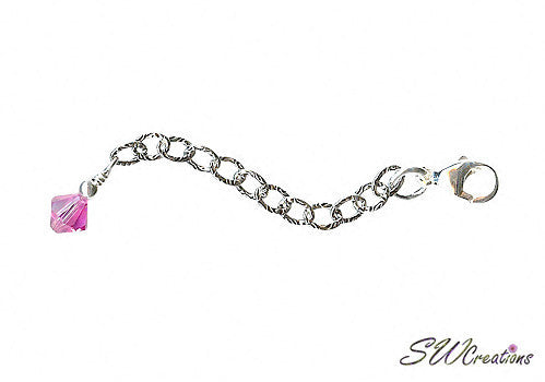Fresco Custom Crystal Jewelry Necklace Extender Chain - Adjustable Length for Pendants & Charms | Perfect for Layering, Gift Giving & Special Occasions