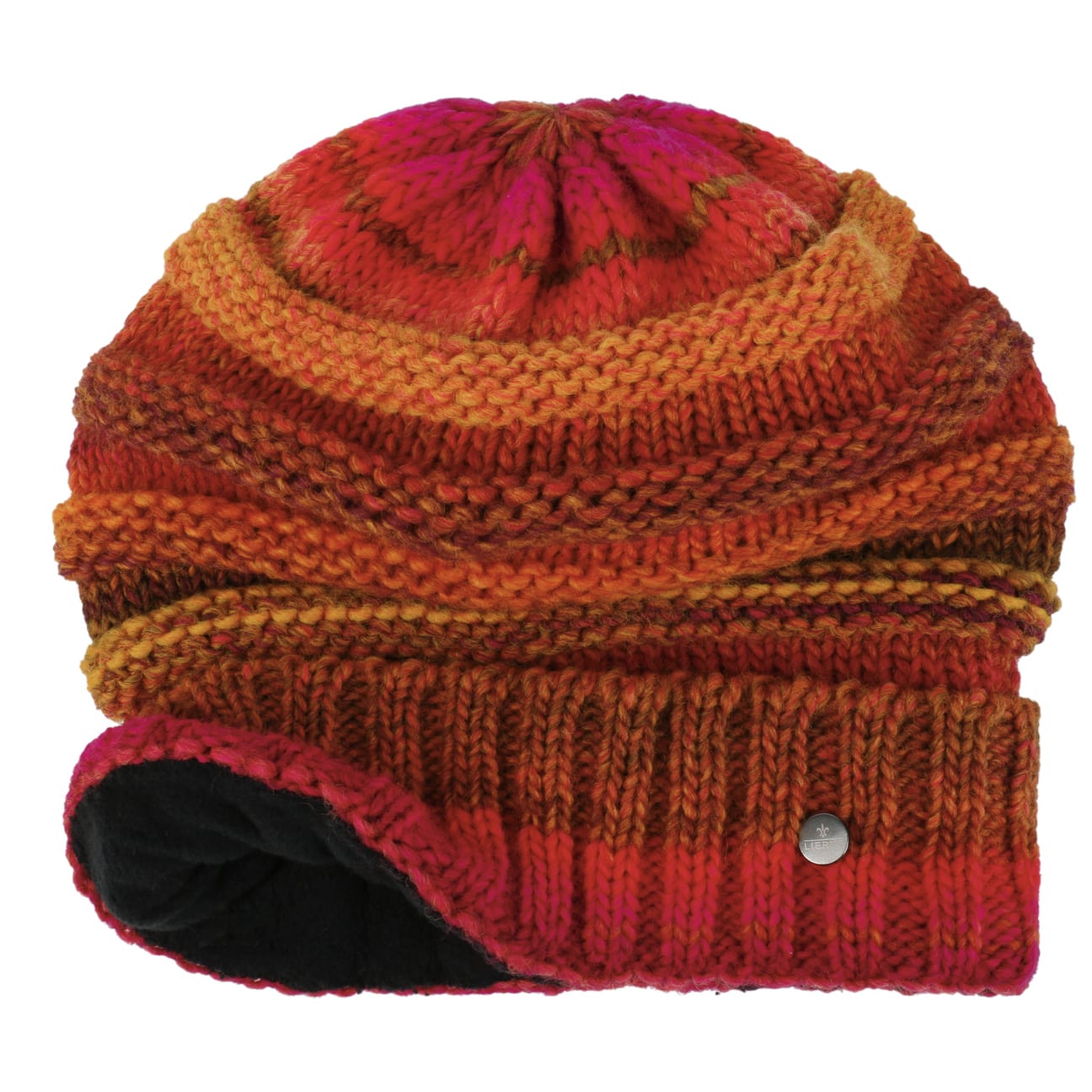 Lierys Bernardo Beanie - Fleece-Lined Winter Hat with Foldable Cuff for Men & Women - Perfect for Skiing, Snowboarding & Cold Weather Outdoor Activities