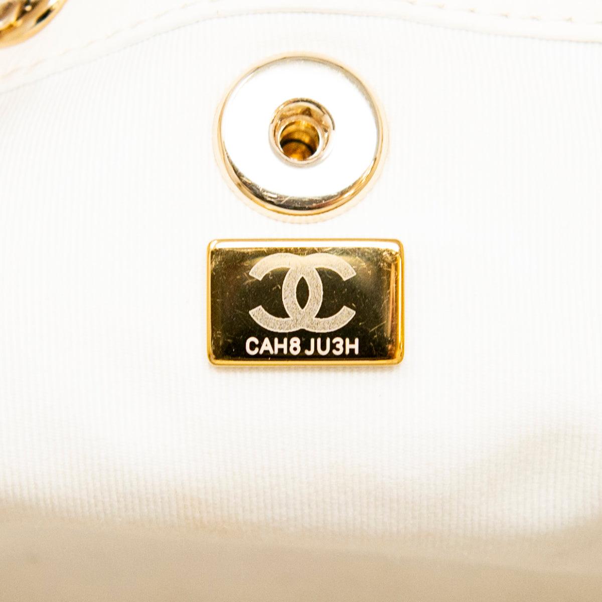 Chanel White Lambskin Duma Backpack - Luxury Designer Backpack for Women, Perfect for Travel, Work & Everyday Use