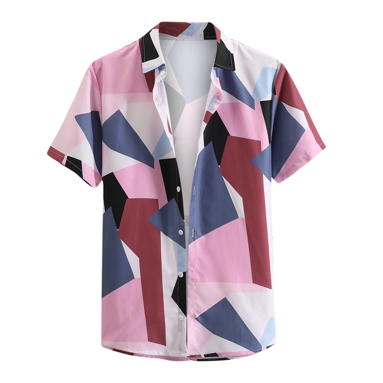 Men's Hawaiian Shirts 2023 - Summer Short Sleeve Casual Button Down Shirts for Beach, Vacation & Work | Breathable Tropical Print Tees for Outdoor Activities & Parties