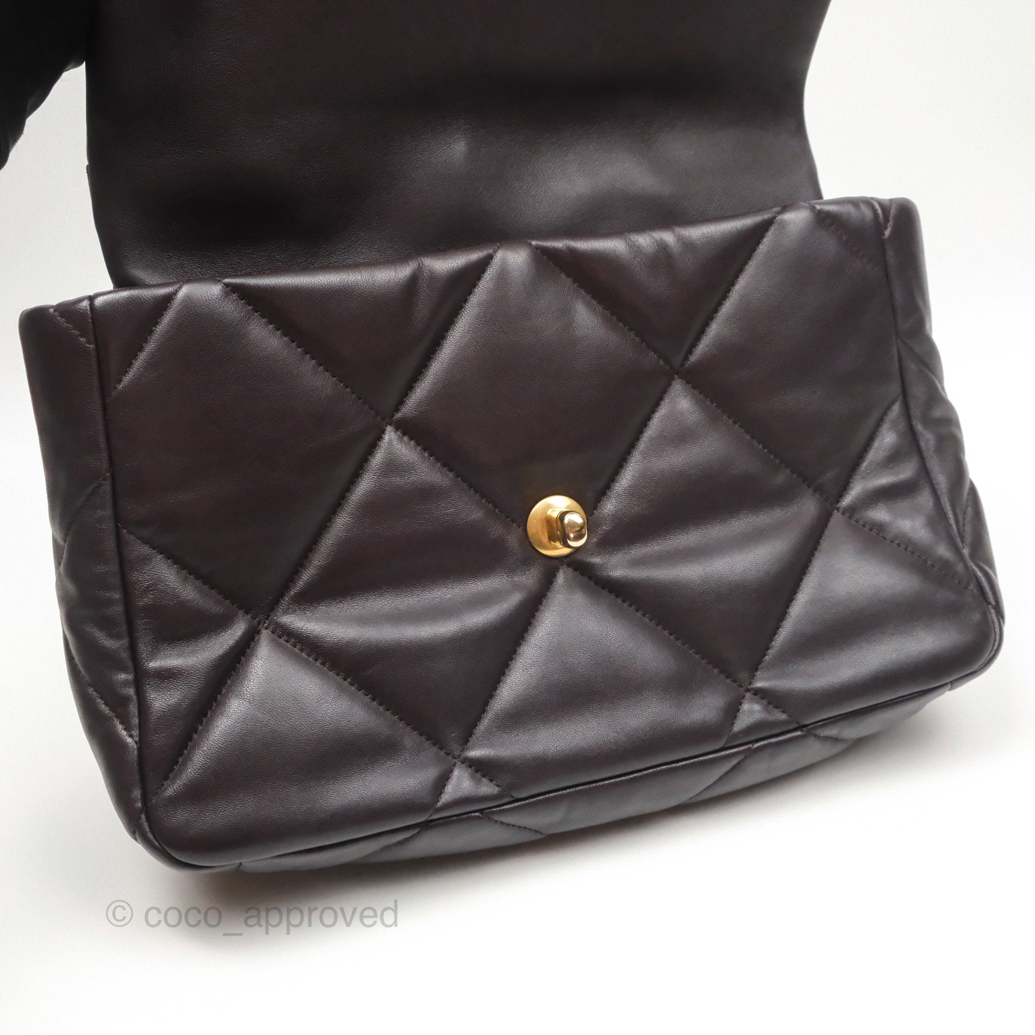 Chanel 19 Medium Flap Bag in Dark Brown with Mixed Hardware - Luxury Designer Handbag for Women, Perfect for Work, Travel & Evening Events