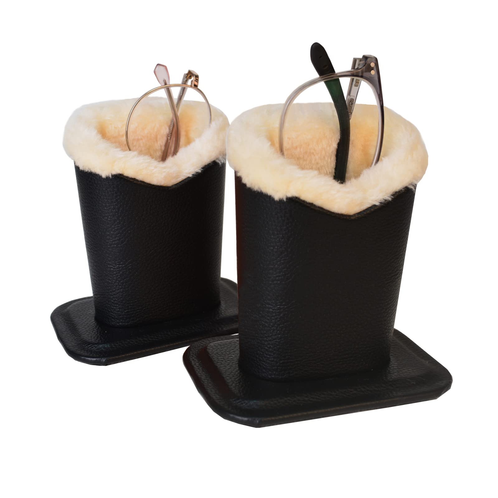 2 Pack Eyeglass Holder Stand - Desk & Nightstand Organizer for Eyewear