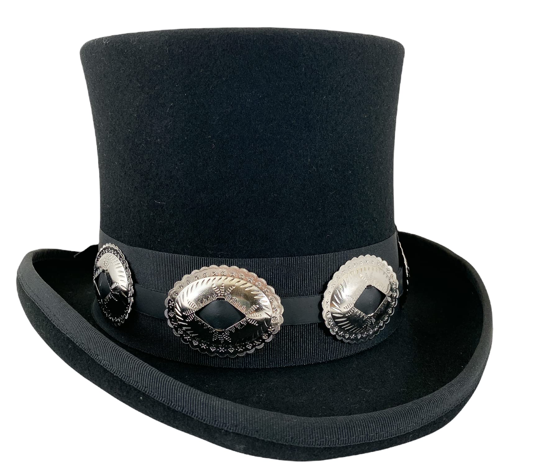 Victorian Wool Felt Top Hat - 6