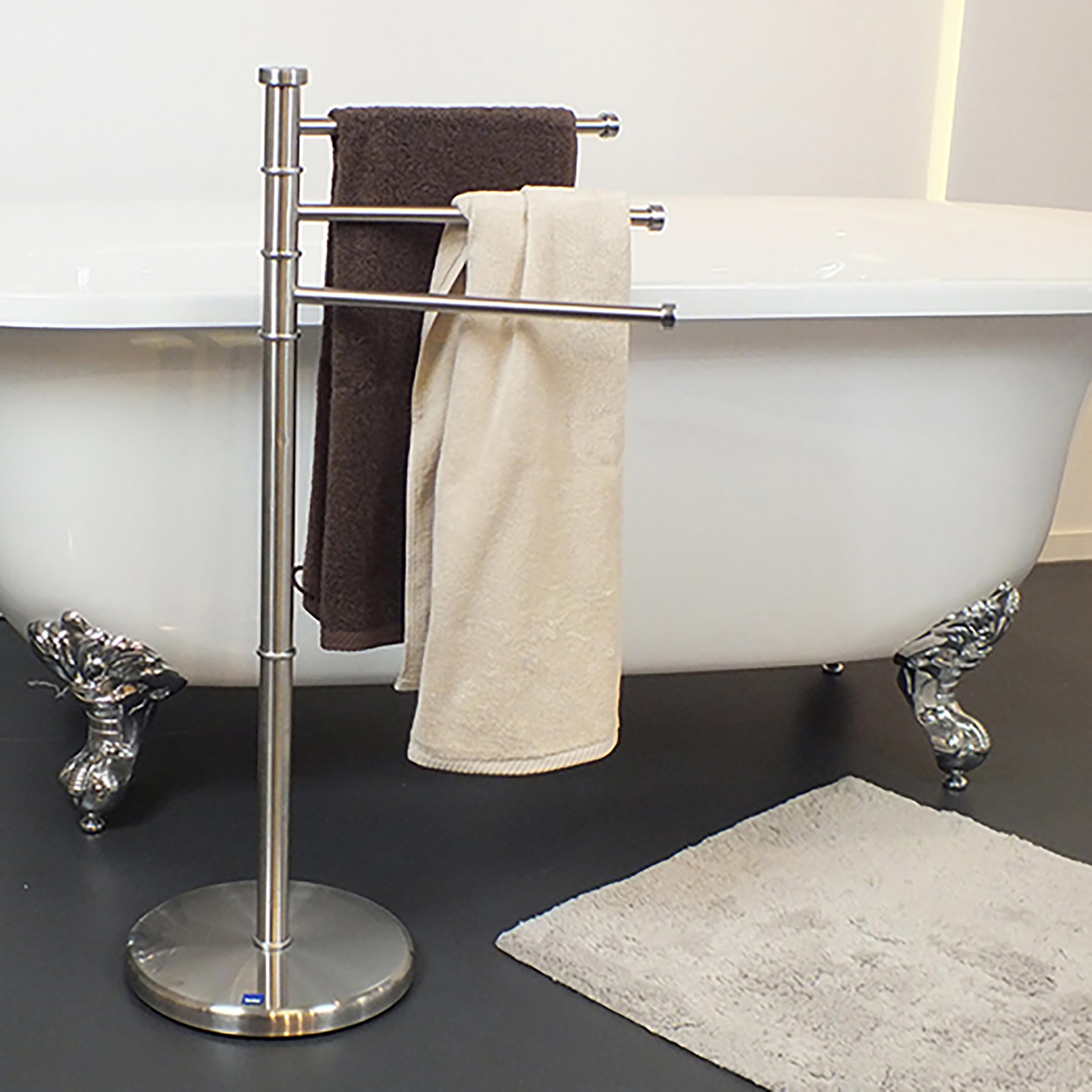 Kela Swing Towel Holder 18958 - Rust-Resistant Bathroom Organizer for Hand Towels & Washcloths | Perfect for Kitchen, Bathroom & Spa Decor
