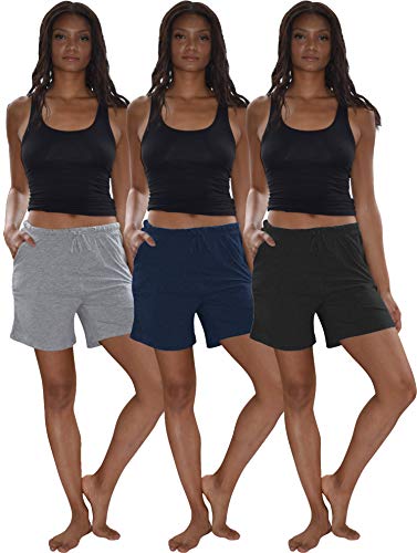 3 Pack- Black / Heather Grey / Navy