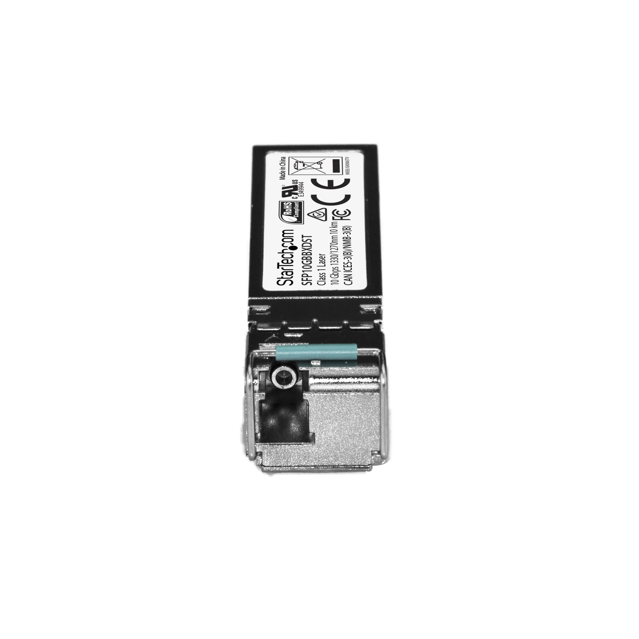 StarTech.com MSA Uncoded SFP+ Module - 10GBASE-BX 10G BiDi Fiber Optic Transceiver - LC Connector 10km (SFP-10GB-BX-D-STA-ST) - Ideal for High-Speed Data Center & Enterprise Network Connections