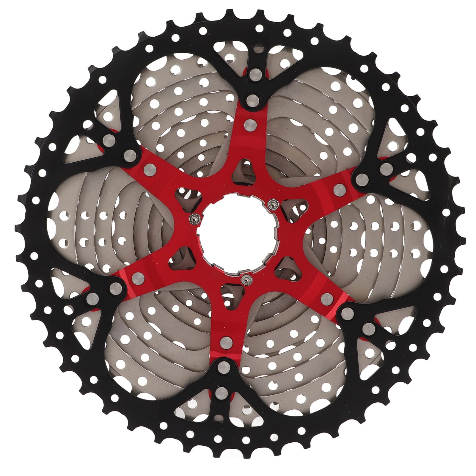 11-46T 11 Speed Bicycle Cassette Freewheel - Durable MTB Bike Sprocket Flywheel for Mountain Bikes - Perfect for Trail Riding, Commuting & Off-Road Cycling Accessories