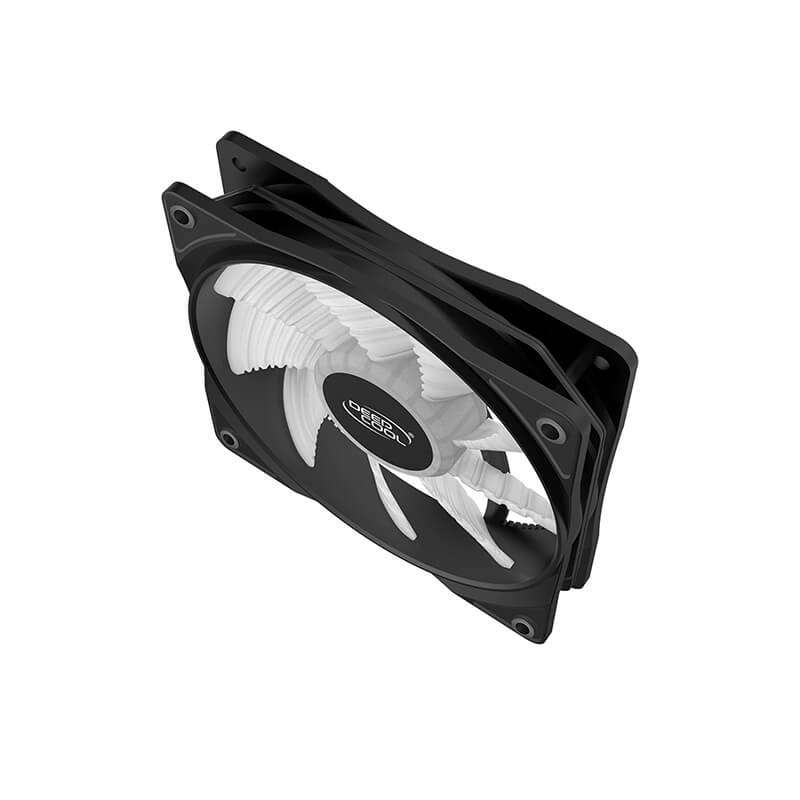 Deepcool RF120 120mm Blue LED Computer Case Fan - High Airflow Cooling for PC Gaming, Workstation & Home Office Setup