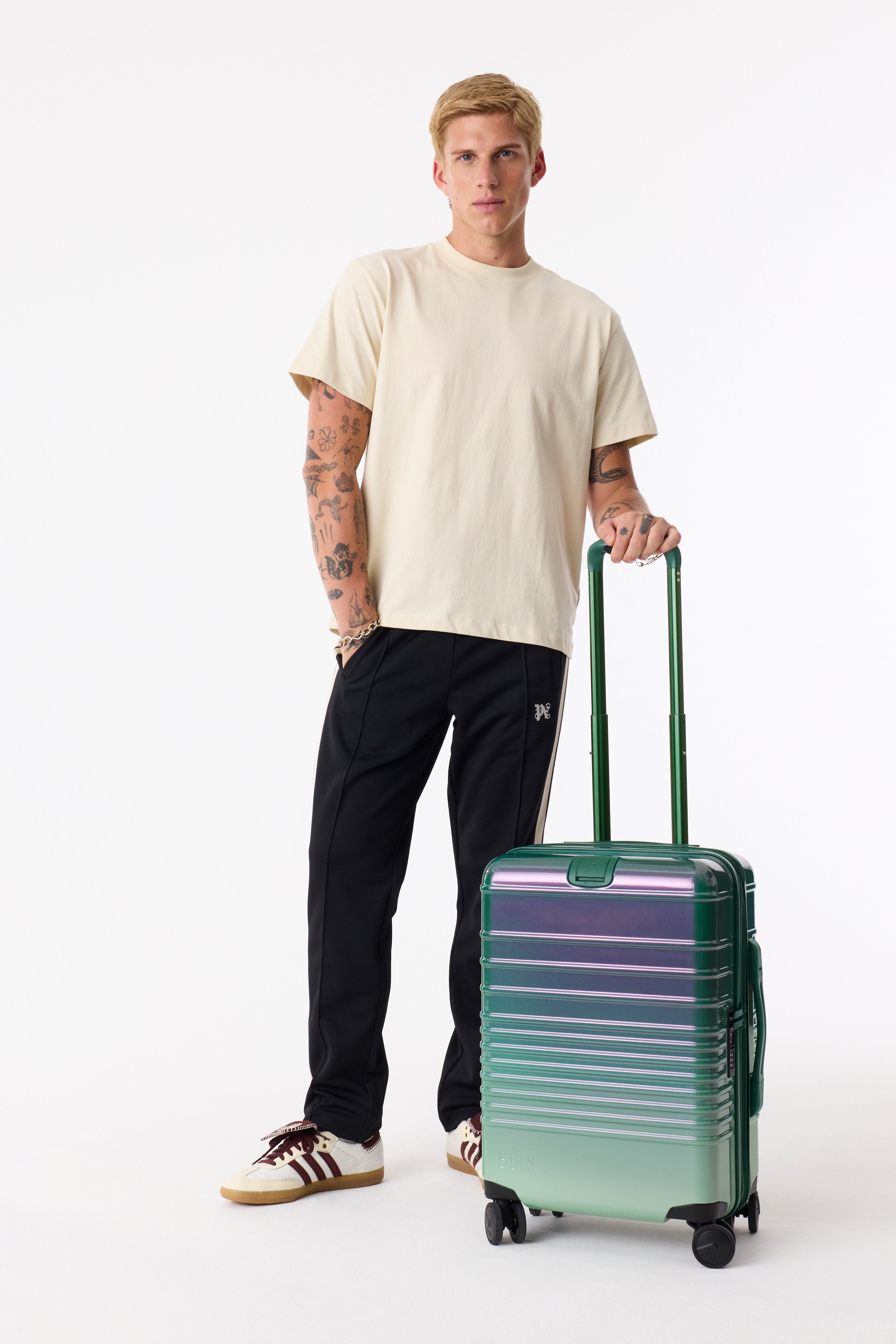 Wicked Green Carry On Roller Luggage - Lightweight & Durable Suitcase for Travel, Business Trips & Weekend Getaways