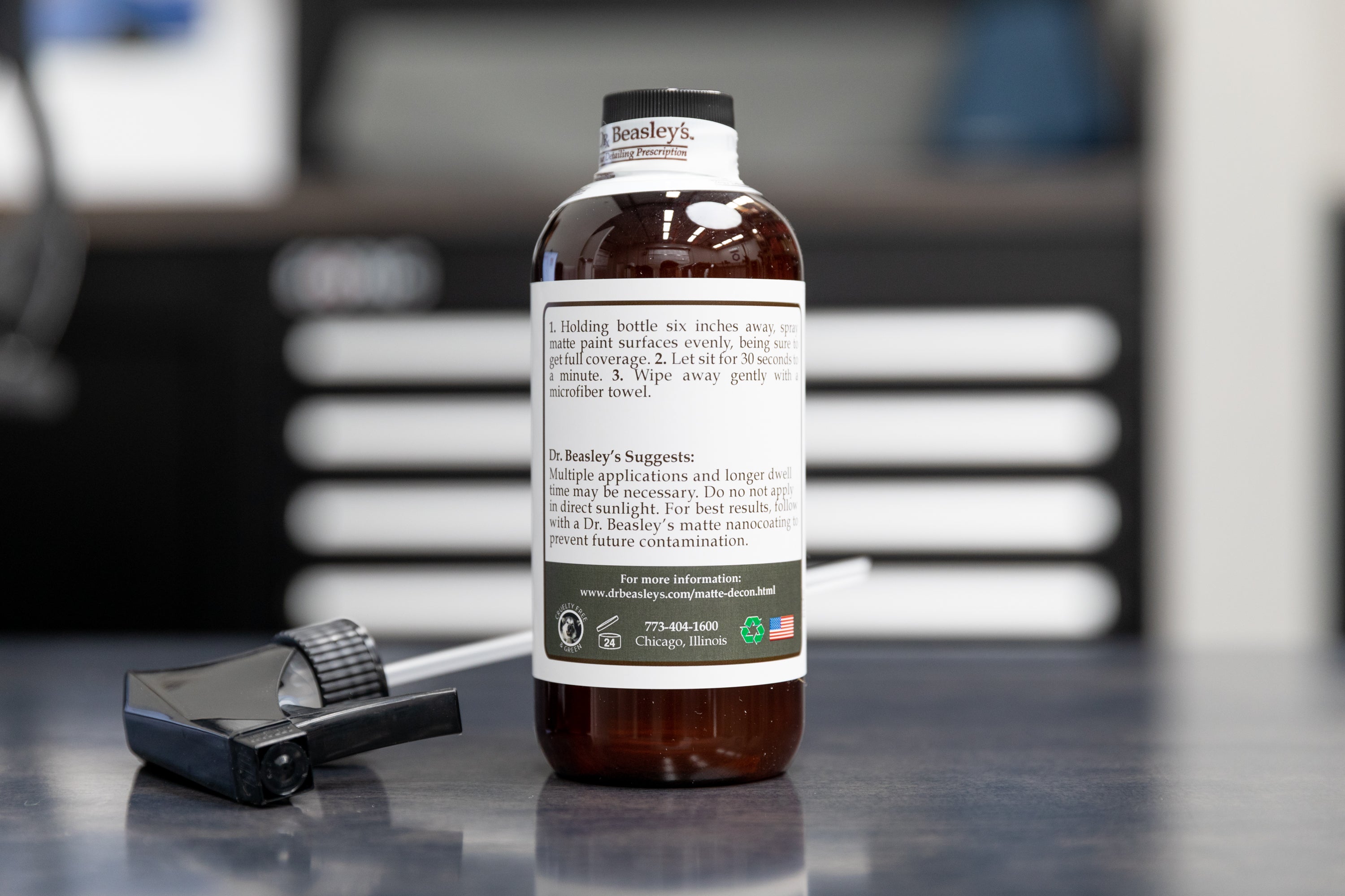 Dr. Beasley's Matte Decon - Premium Matte Paint Protection & Detailing Spray for Cars, Trucks & Motorcycles - Perfect for Show Cars & Daily Drivers