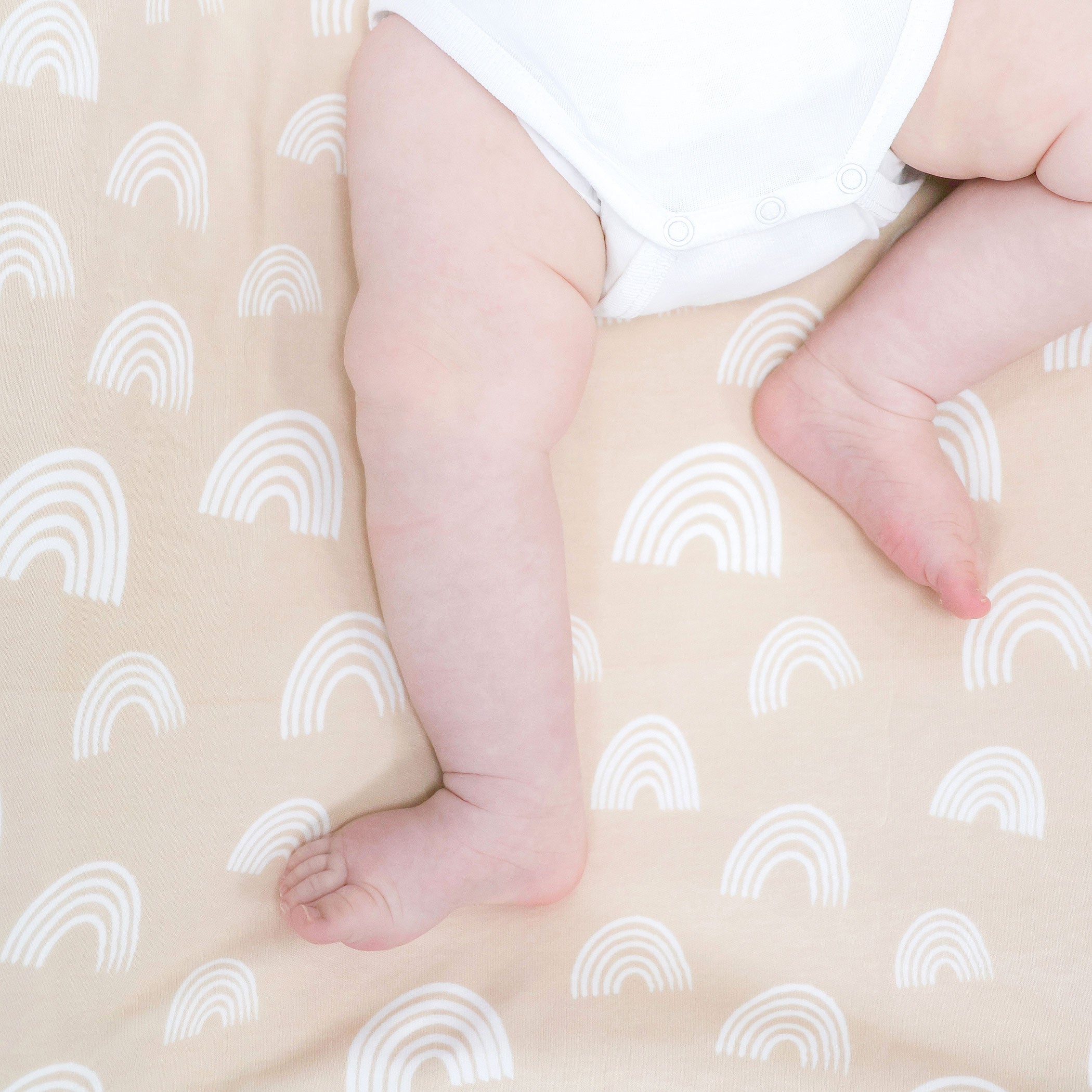 Nordic 2-Pack Waterproof Changing Pad Covers - Soft Vanilla & Latte Colors - Perfect for Baby Nursery, Diaper Changing Station & Travel