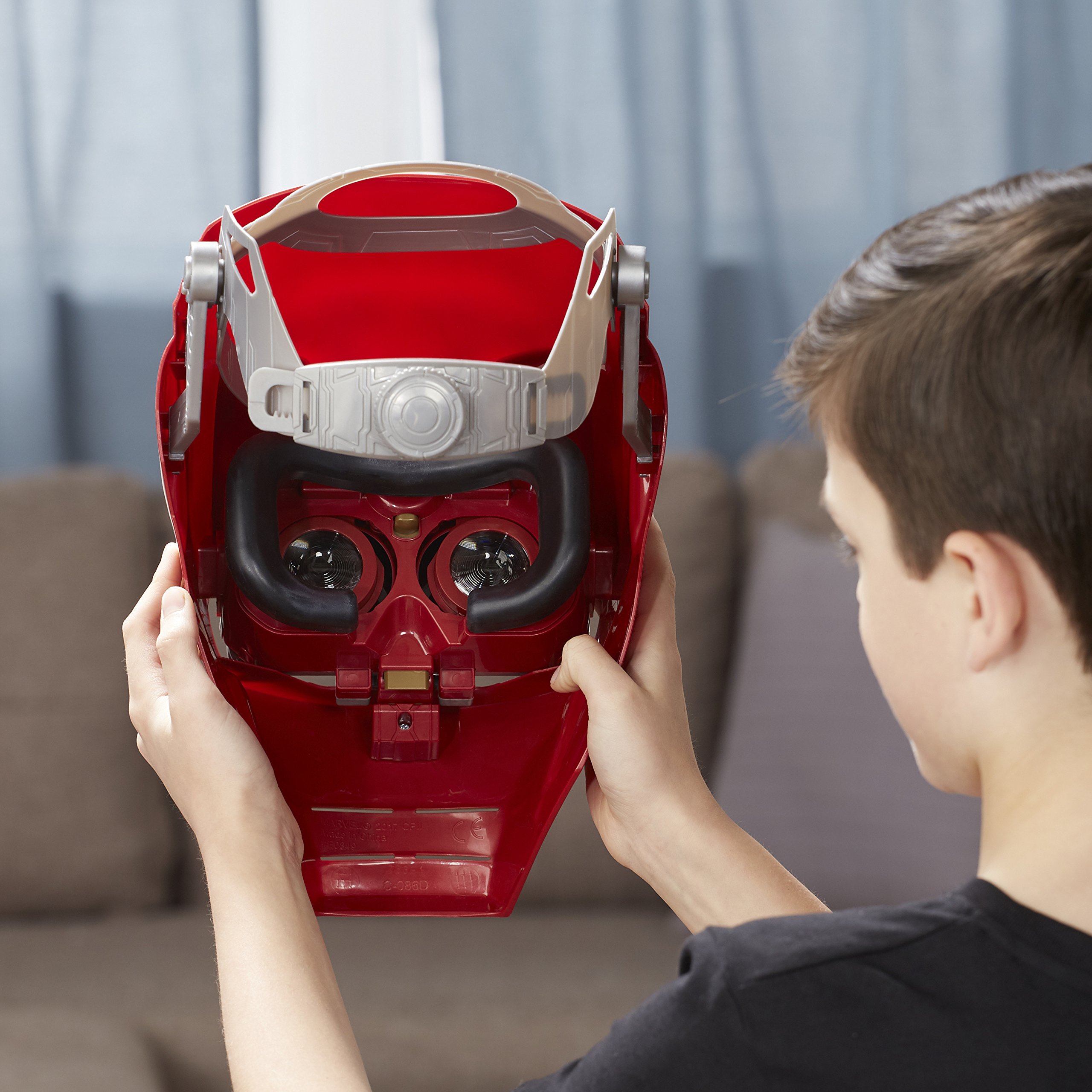Marvel Avengers Iron Man Augmented Reality Helmet E0849 - Kids AR Gaming Headset for Superhero Role Play & Interactive Tech Fun - Perfect for Cosplay, Birthday Gifts & Virtual Reality Adventures