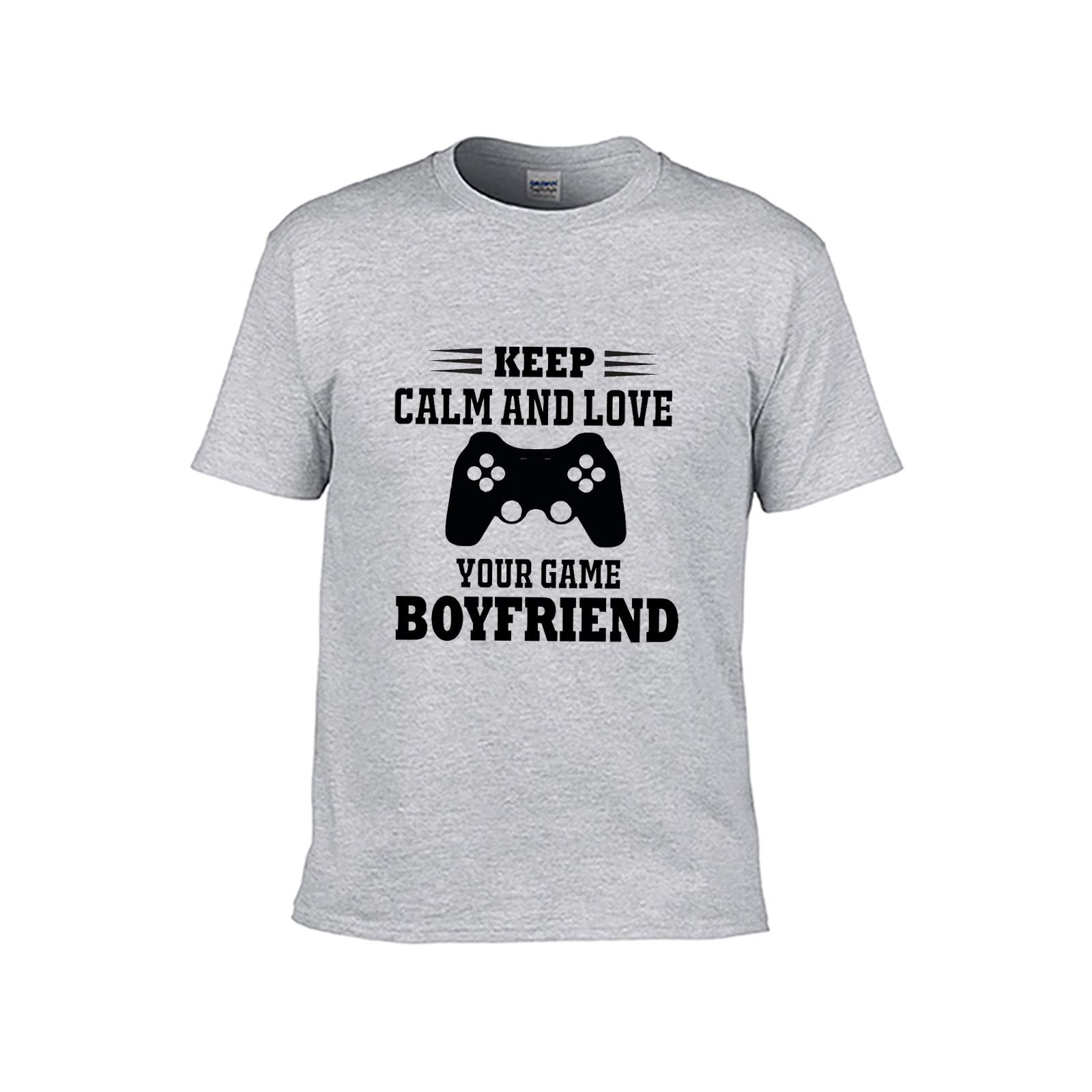 Boys Gaming T-Shirt - Keep Calm and Love Gamer Printed Short Sleeve Cotton Tee for Kids | Perfect for Gaming Parties, eSports Events & Casual Wear