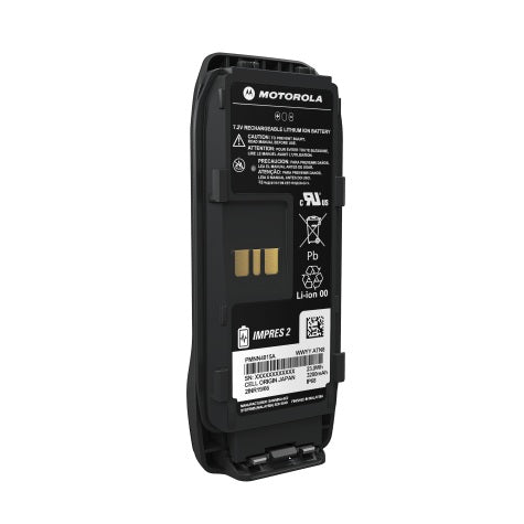 Motorola PMNN4813 IMPRES 2 Li-ion Battery for Two-Way Radios - Long-Lasting Power for Police, Security & Emergency Communication Devices