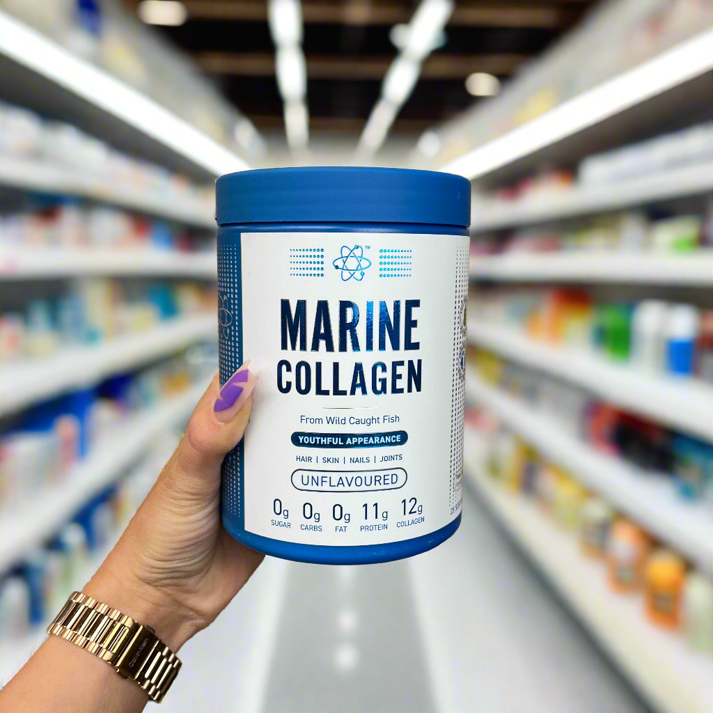 Pure Marine Collagen Peptides Powder 300g - Unflavored Collagen Supplement for Skin, Hair & Joint Support - Hydrolyzed for Better Absorption - Keto & Paleo Friendly (Great for Smoothies, Coffee & Baking)
