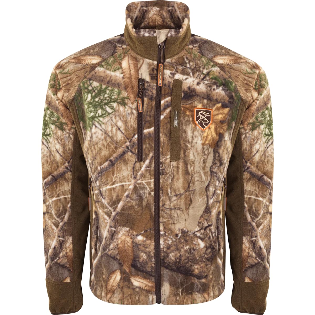 Drake Waterfowl Men's Windproof Layering Jacket with Agion Active Technology - XL Size in Mossy Oak Bottomland Camo - Perfect for Hunting, Outdoor Adventures & Cold Weather Activities