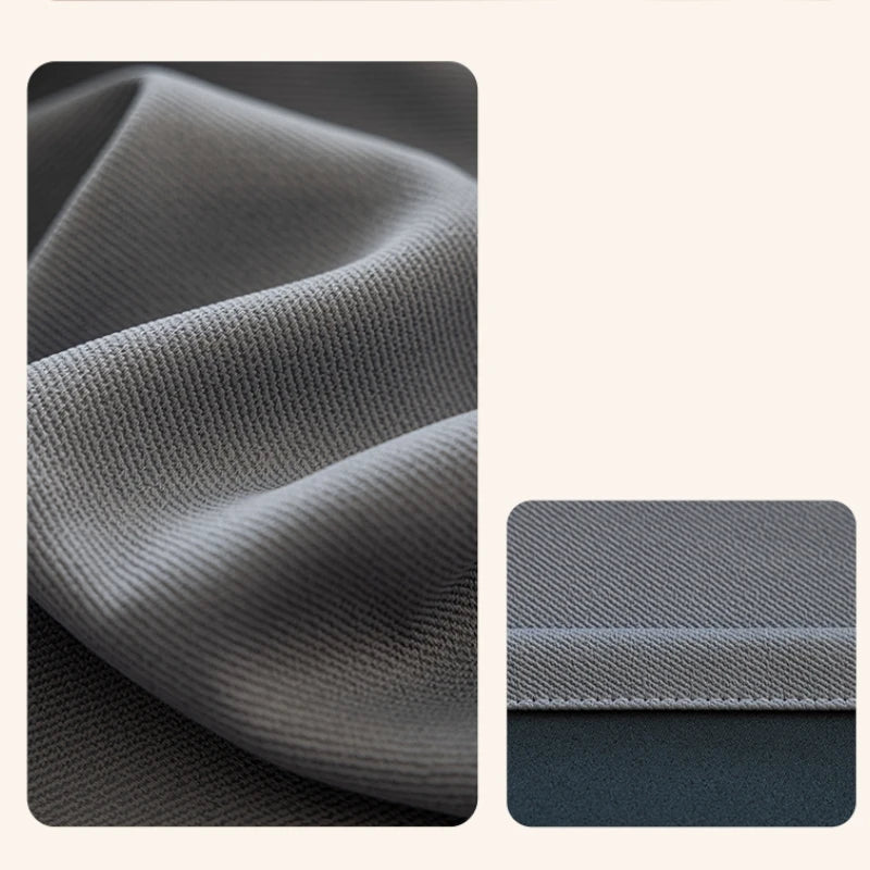 Amina Chenille Blackout Curtains - Thermal Insulated Custom Window Drapes for Bedroom & Living Room - Noise Reducing & Light Blocking for Better Sleep & Privacy