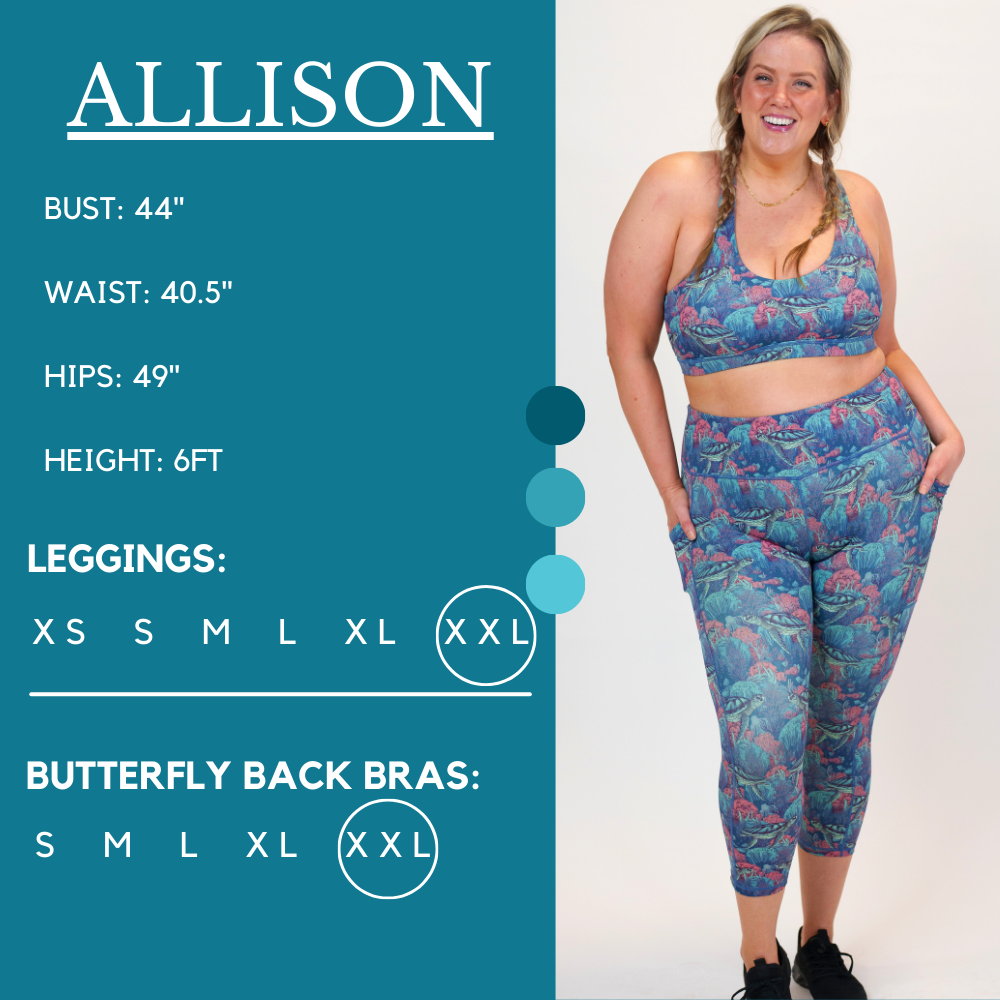 Turtley Obsessed Women's High-Waisted Yoga Leggings - Soft Stretchy Workout Pants for Running, Gym & Lounge