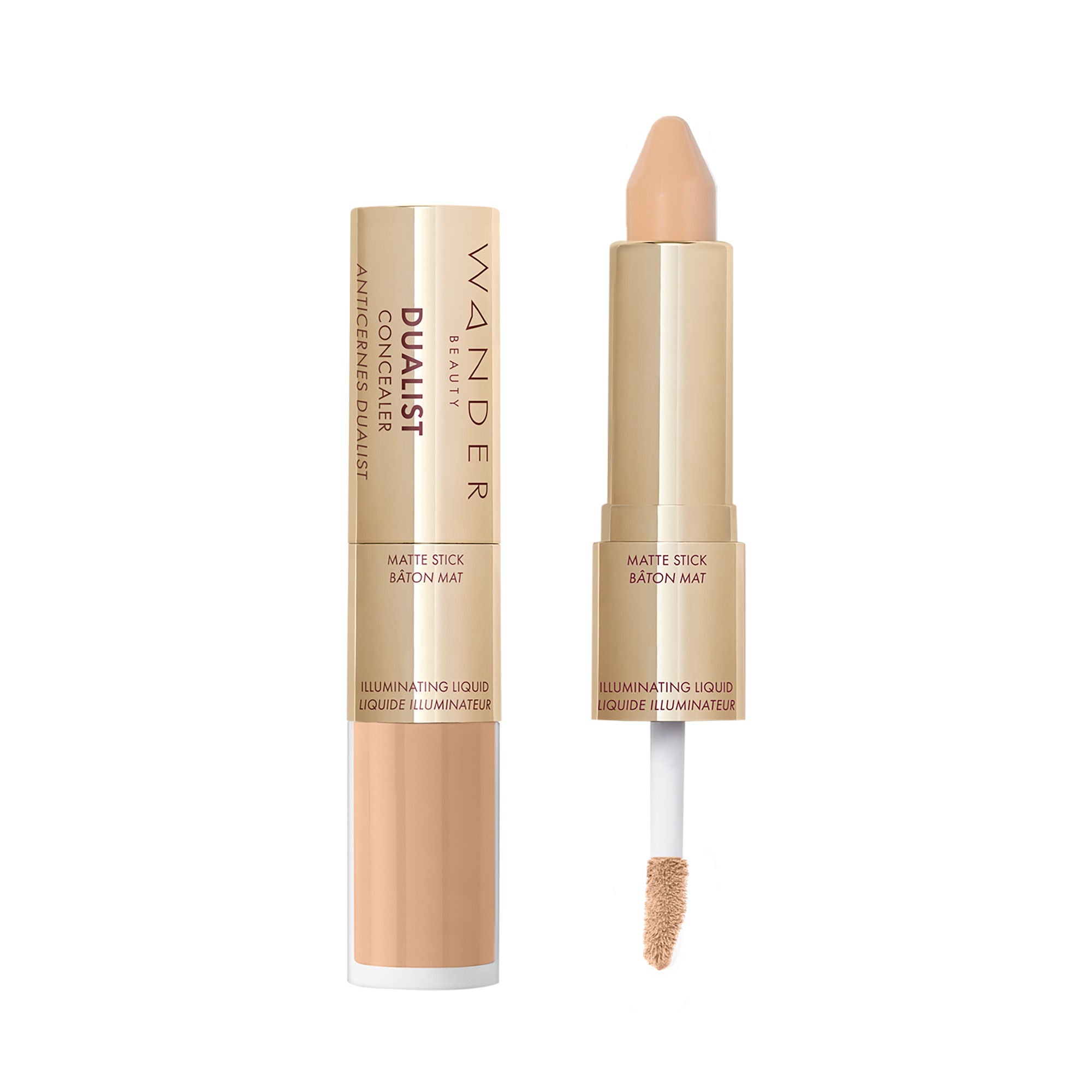 Dualist Matte and Illuminating Concealer - Full Coverage Makeup for Dark Circles & Blemishes | Perfect for Everyday Wear & Special Occasions