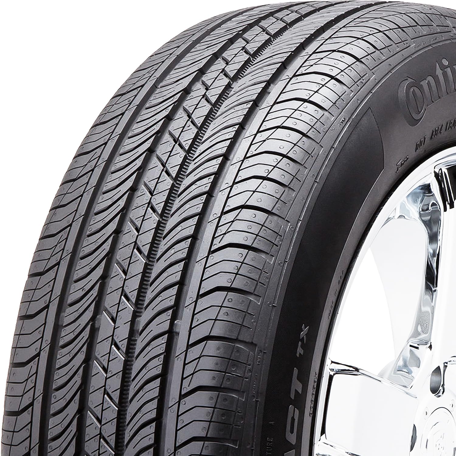 Continental PROCONTACT TX 205/60R16 All Season Tires - Fuel Efficient, Low Noise, Durable Performance for Sedans & Compact Cars - Perfect for Daily Commuting & Highway Driving