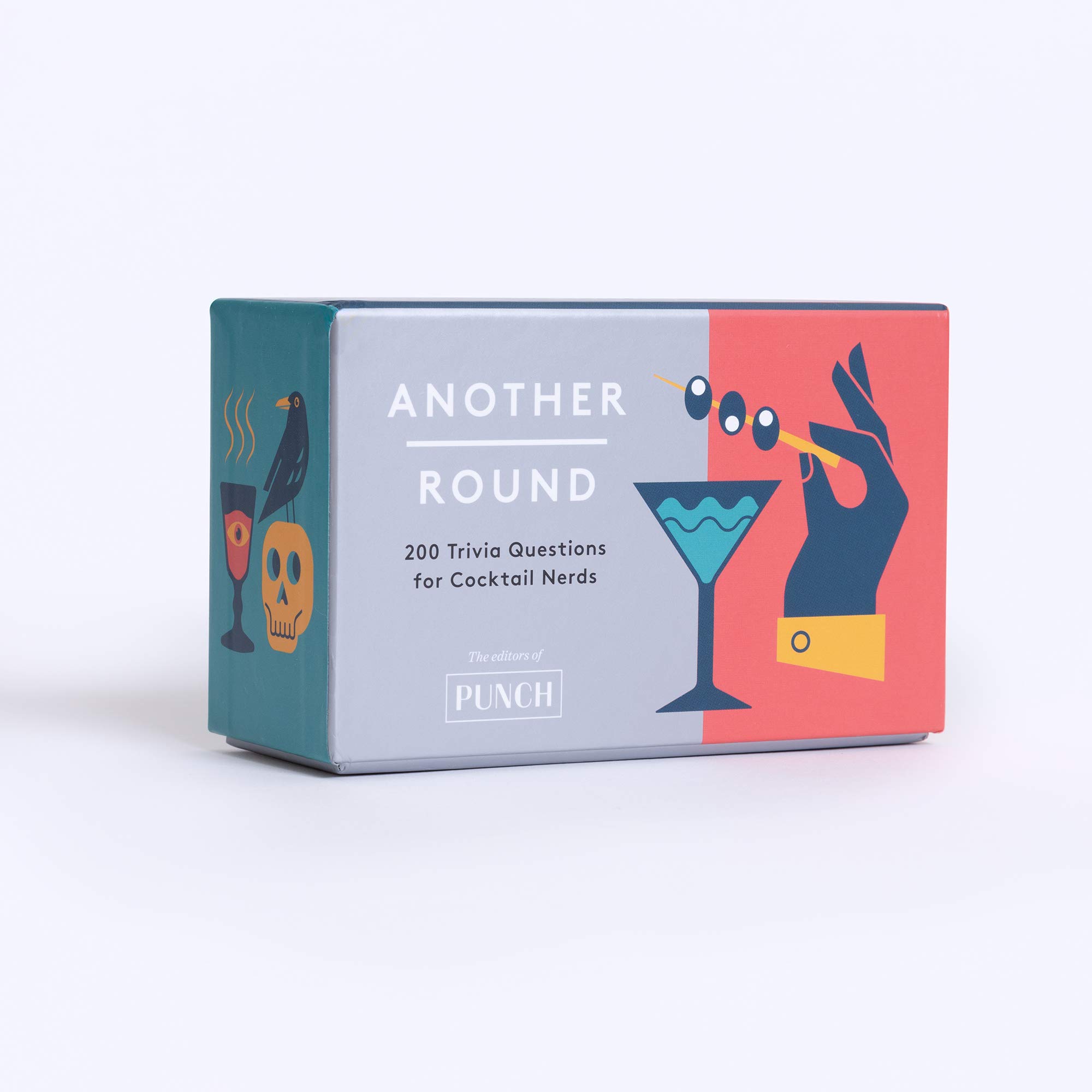 Clarkson Potter Another Round: 200 Cocktail Trivia Questions for Drink Enthusiasts - Fun Card Game for Parties, Bars & Game Nights