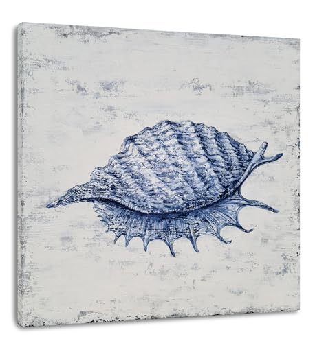 Blue Seashell Art
