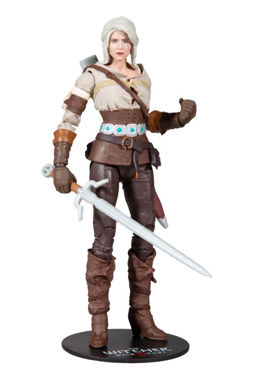 Ciri The Witcher III Wild Hunt Action Figure - Collectible Game Character Statue for Fans - Perfect for Display, Gaming Room Decor, and Gift for Witcher Lovers