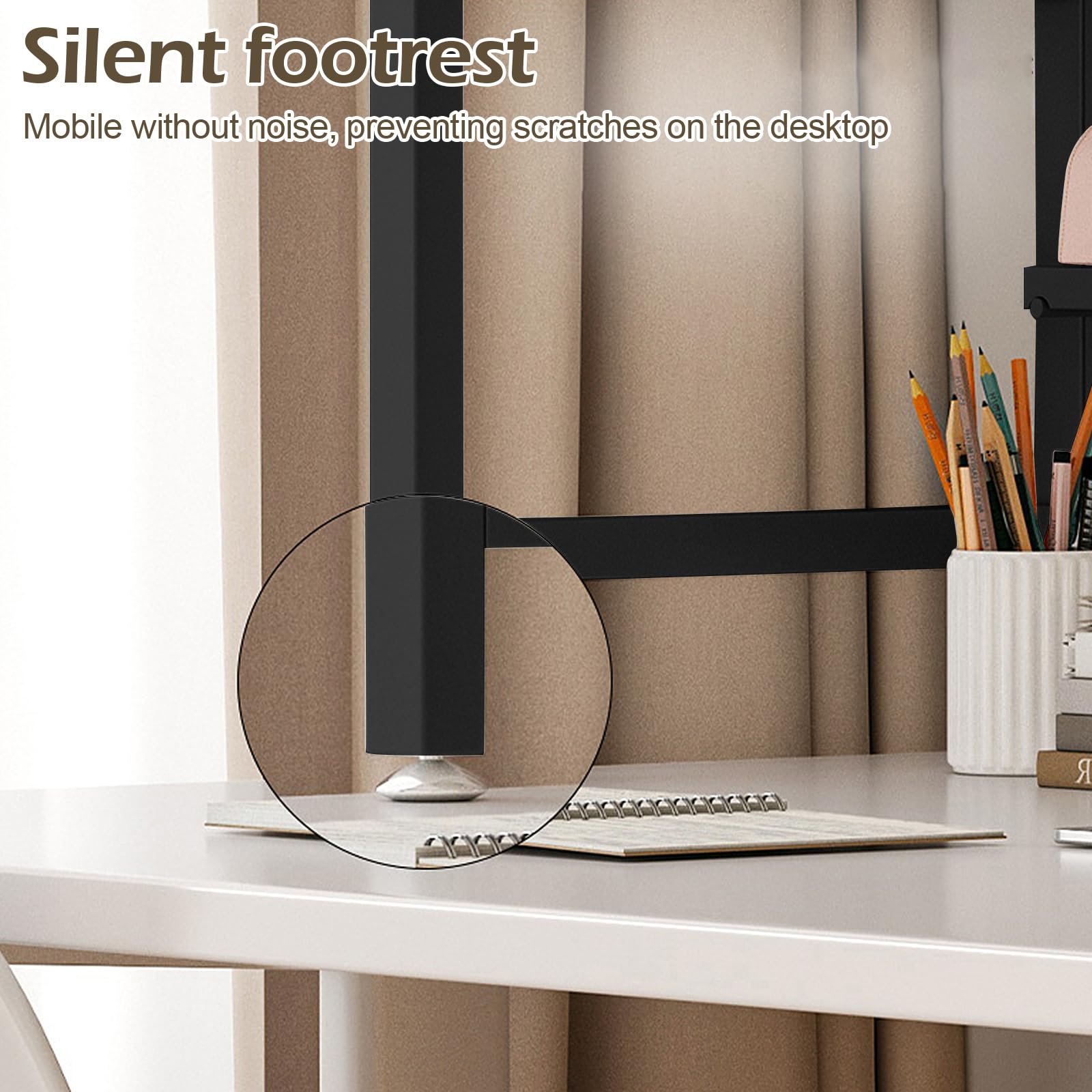 2-Tier Metal Desktop Bookshelf for Computer Desk - Multipurpose Countertop Organizer & Freestanding Storage Rack - Perfect for Office, Home Study & Workspace Organization