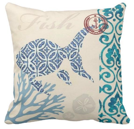 Into the Blue Decorative Pillow Cover - Soft & Stylish Home Decor for Living Room, Bedroom, or Sofa