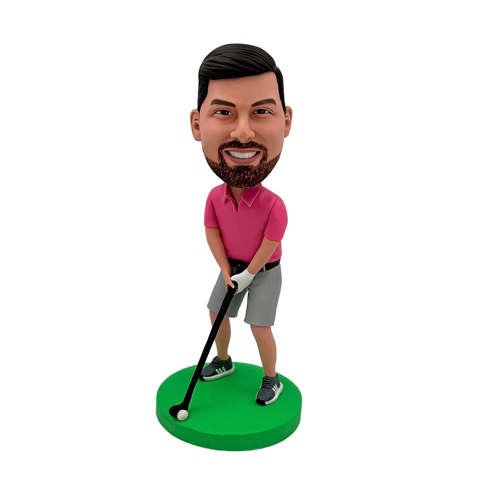 Custom Golf Bobblehead - Personalized Golf Gifts for Men | Unique Golf Lover Present | Funny Boss Gift for Golf Enthusiasts | Perfect for Office Desk, Birthday & Retirement Gifts