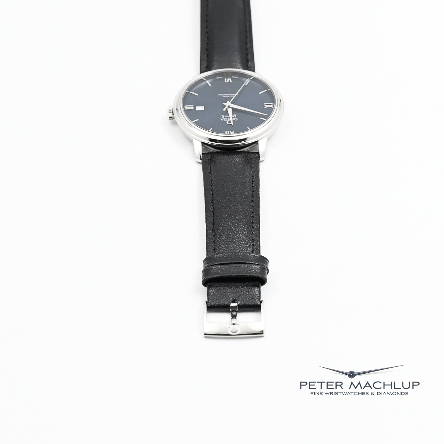 Omega Deville Prestige Date Men's Watch - Luxury Automatic Dress Watch with Date Display - Perfect for Business, Formal Events & Special Occasions
