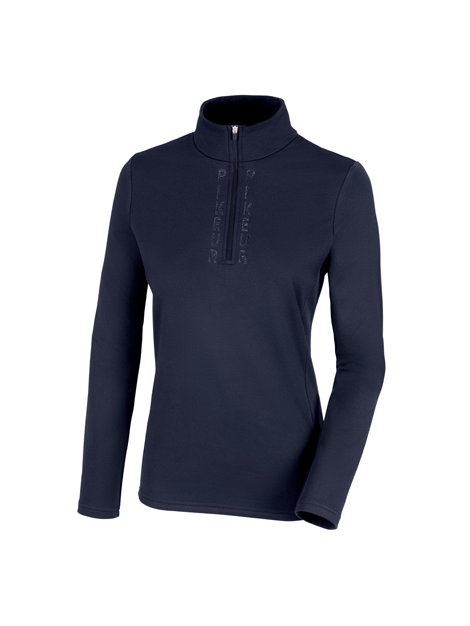 Pikeur Women's Zip Neck Base Layer - Thermal Underwear for Riding, Skiing & Outdoor Sports - Moisture Wicking & Breathable Winter Shirt