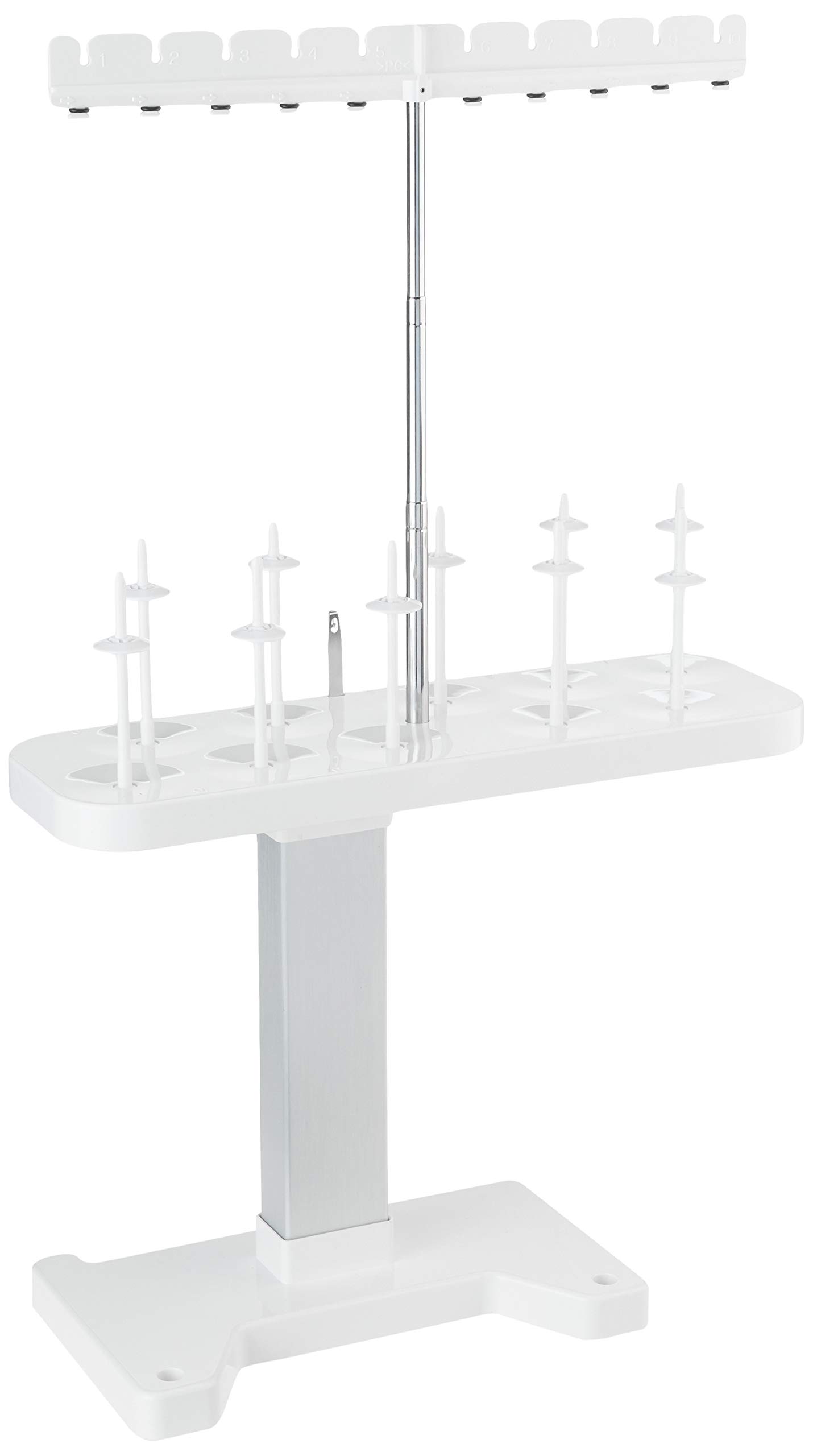 Brother SA503 10-Spool Thread Stand - White | Sewing Machine Accessory for Quilting, Embroidery & Crafting | Perfect for Home & Professional Sewing Studios