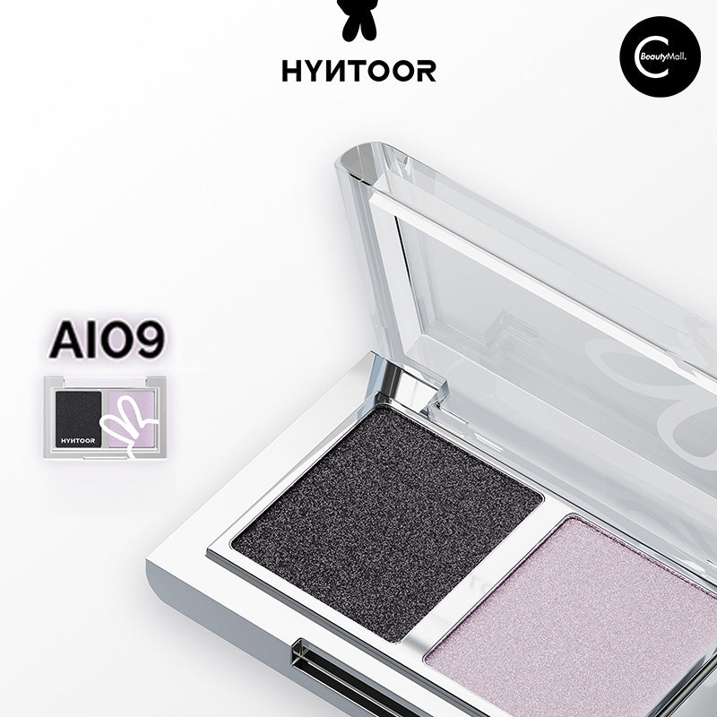 HYNTOOR Cooling Duo Eyeshadow Palette - Long-Lasting Matte & Shimmer Makeup for Day & Night Looks - Perfect for Parties, Weddings, and Everyday Wear