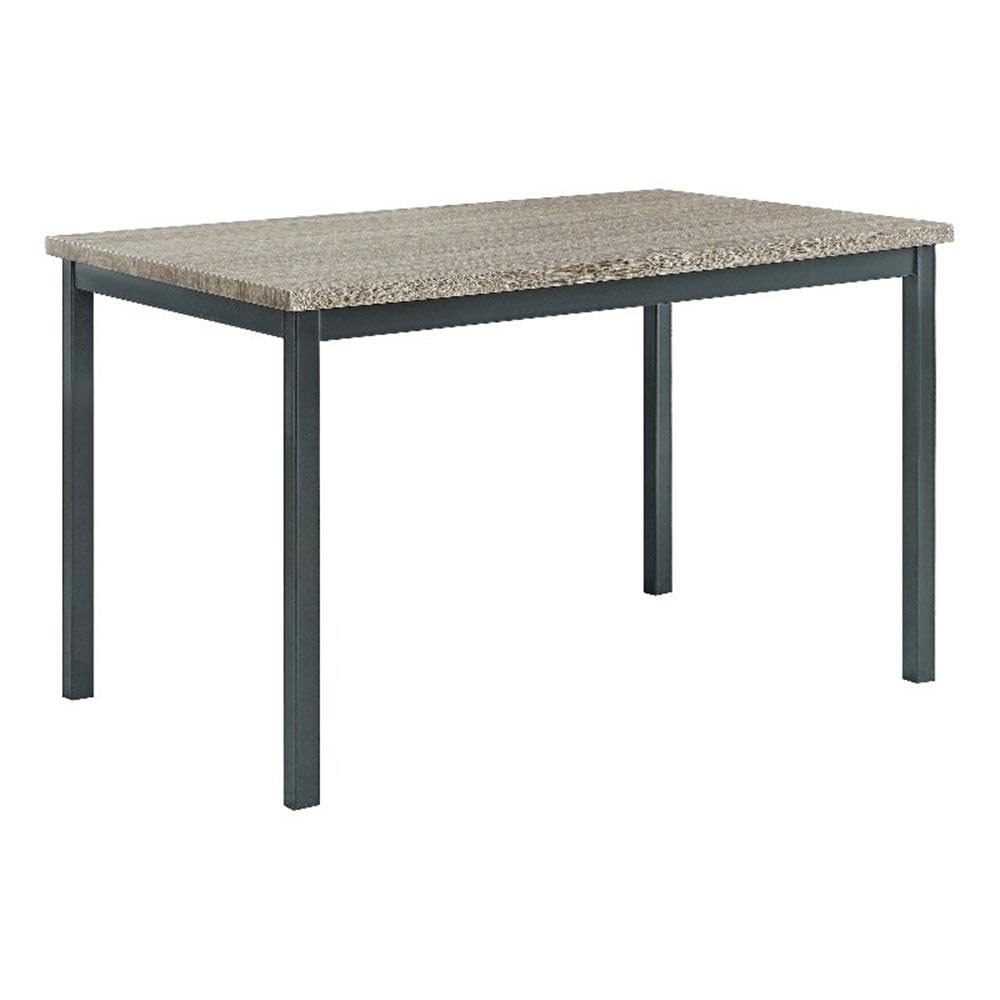 Coaster Home Furnishings Garza 48-inch Transitional Dining Table - Composite Wood Top with Metal Legs - Modern Rectangular Kitchen Table for Dining Room & Small Space (Model 100611)