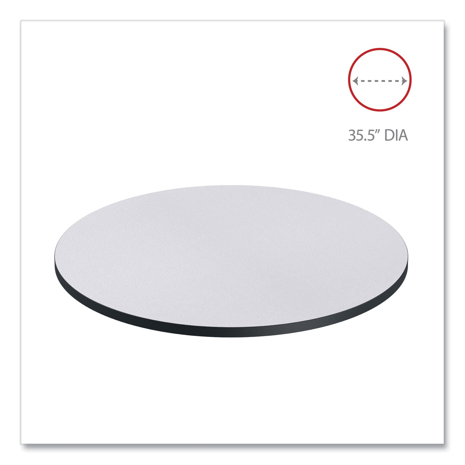 Alera® Reversible Round Laminate Table Top - 35.5