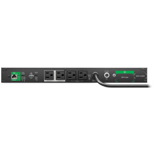 APC SCL500RM1UNC Smart-UPS 500VA Lithium-Ion UPS Battery Backup - 120V Uninterruptible Power Supply with Network Card | Ideal for Home Office, Network Equipment & Critical Electronics Protection
