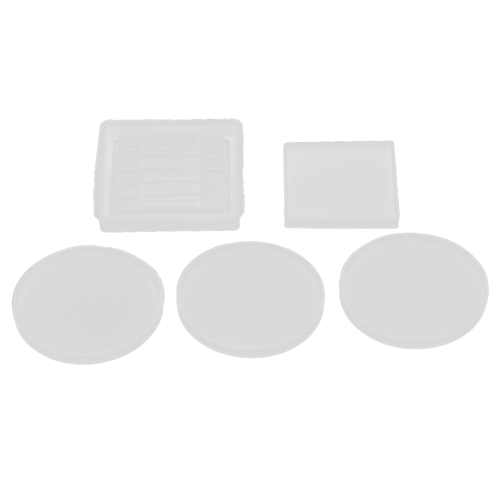 Eco-Friendly Yosoo Silicone Coaster Molds - Reusable DIY Home Decor for Living Room, Kitchen & Party - Perfect for Crafts, Resin Projects & Drink Holders