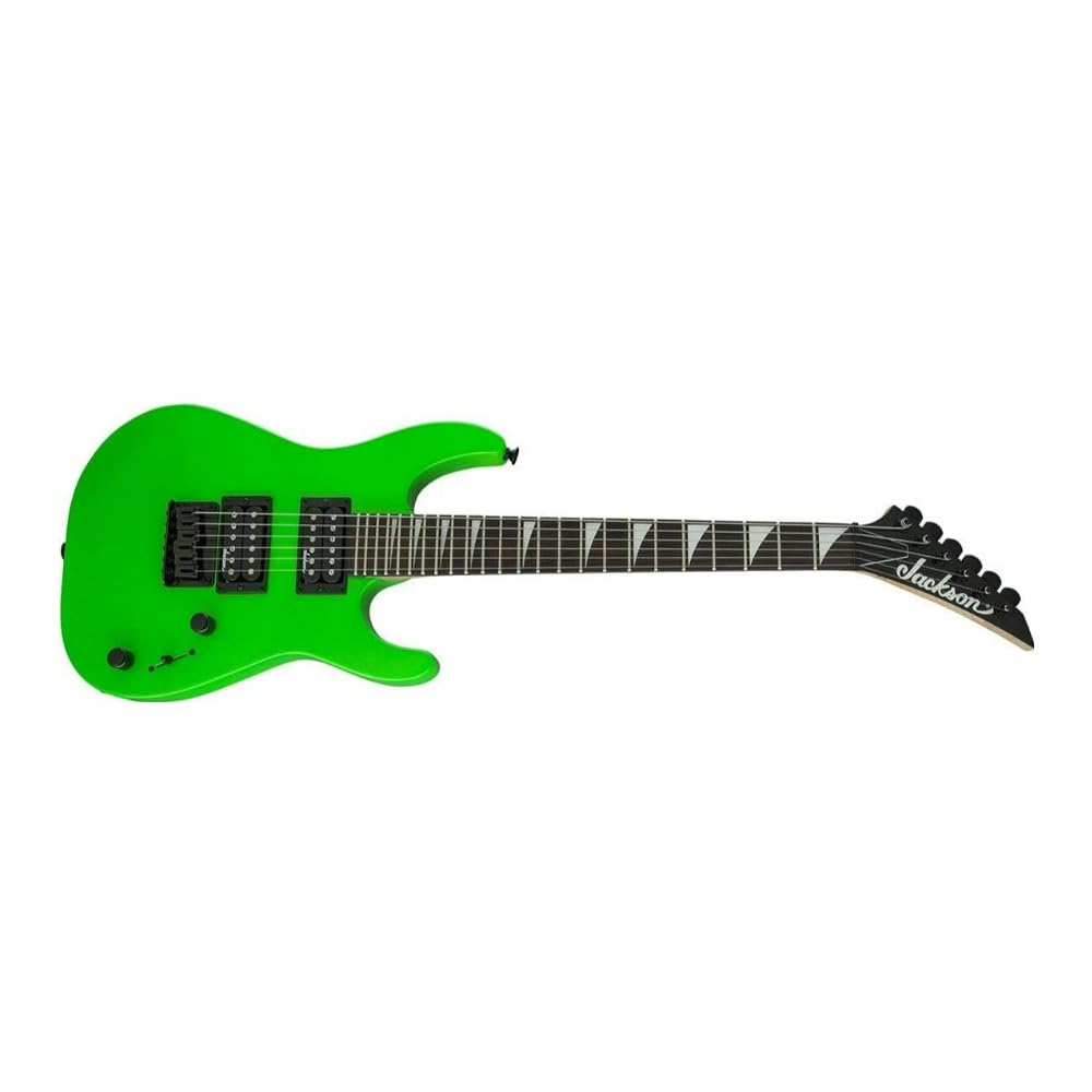 Jackson JS Series Dinky Minion JS1X Electric Guitar - Neon Green with Amaranth Fingerboard | Professional Performance for Rock, Metal & Stage Shows