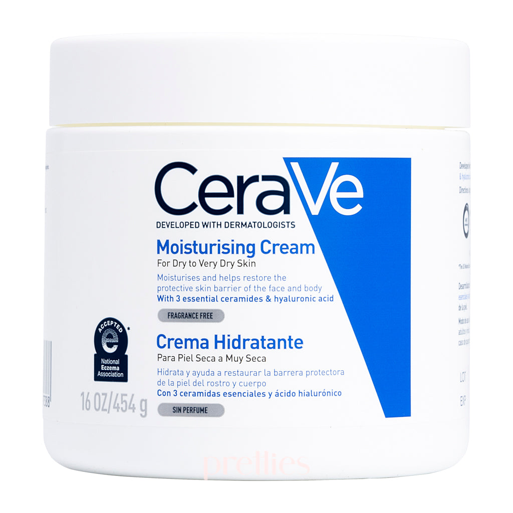 CeraVe Moisturizing Cream for Dry to Very Dry Skin | 16oz Hydrating Face & Body Lotion with Ceramides & Hyaluronic Acid | Fragrance-Free Daily Moisturizer for Sensitive Skin | Ideal for Winter Care & Eczema Relief
