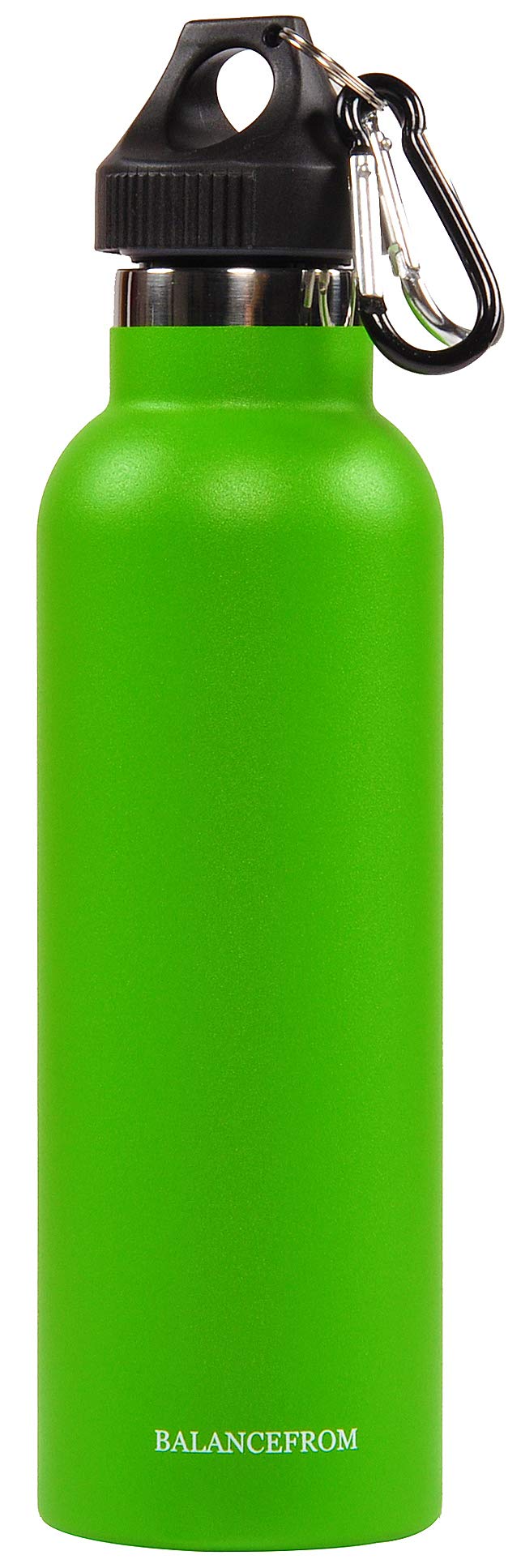 Signature Fitness Double-Wall Vacuum Insulated Stainless Steel Water Bottle - 3 Lids, 20oz/32oz, Leakproof & Sweatproof, BPA-Free (Multiple Colors) - Perfect for Gym, Hiking, Office & Outdoor Activities