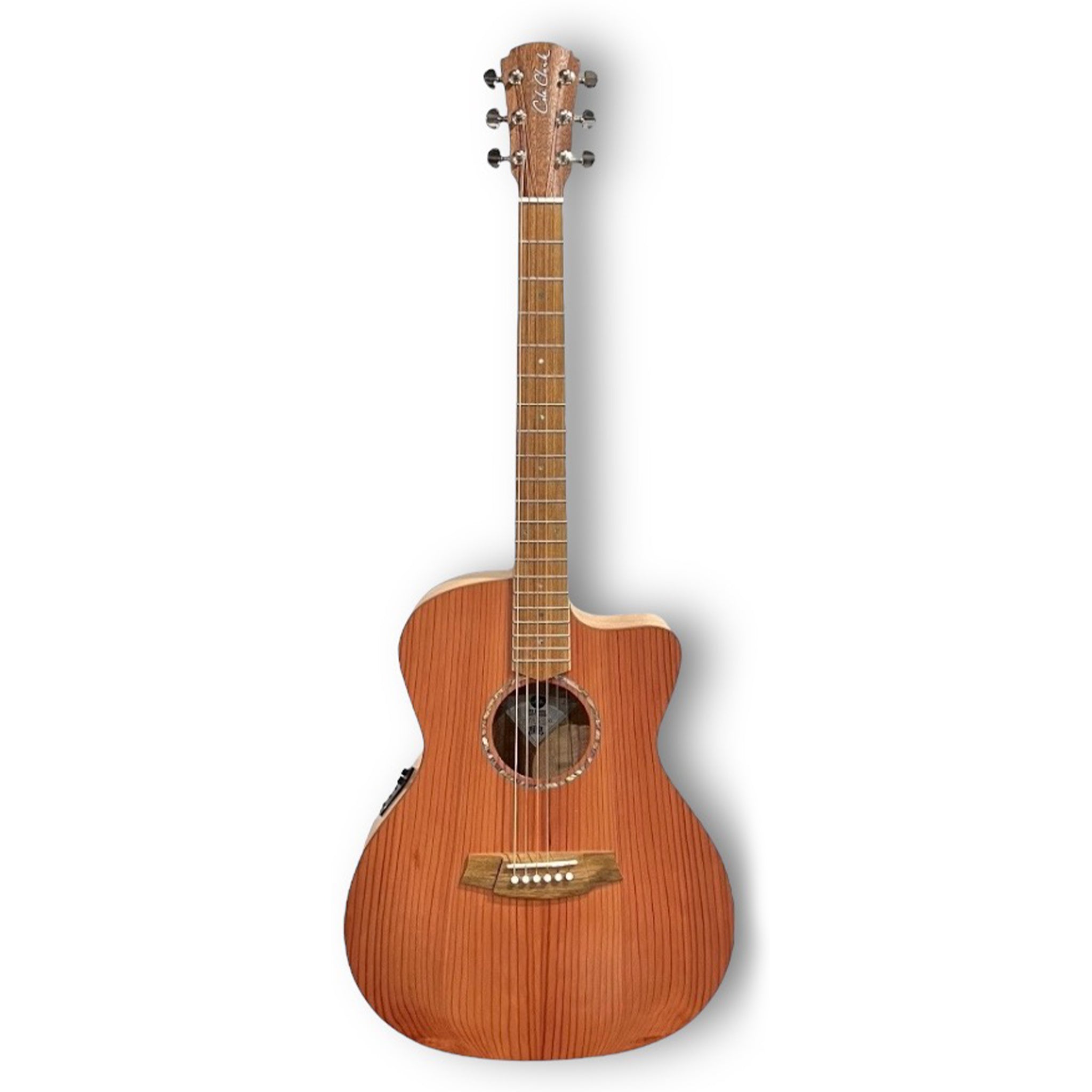 Cole Clark SAN1EC RDM Studio Grand Auditorium Acoustic Guitar - Redwood Top with Maple Back & Sides | Perfect for Live Performances, Studio Recording & Traveling Musicians