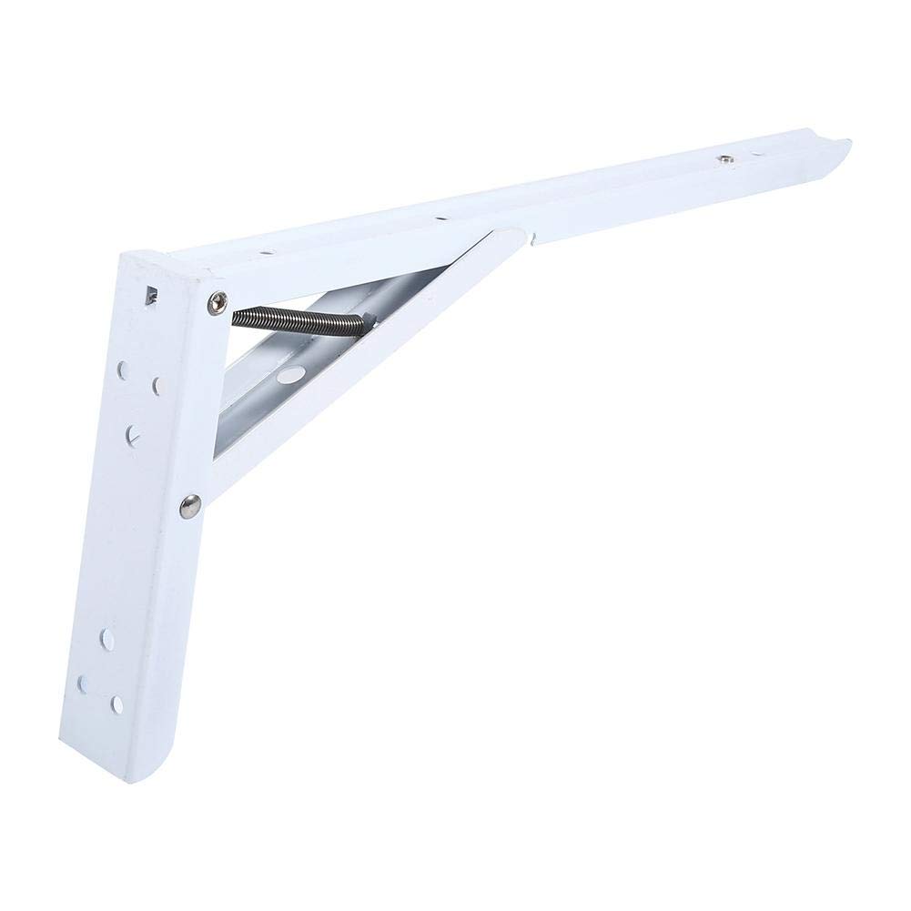Spring Loaded Angle Brackets 4 Sizes - Shelf Brackets for Tables (12 Inch) - Kitchen & Garage Storage