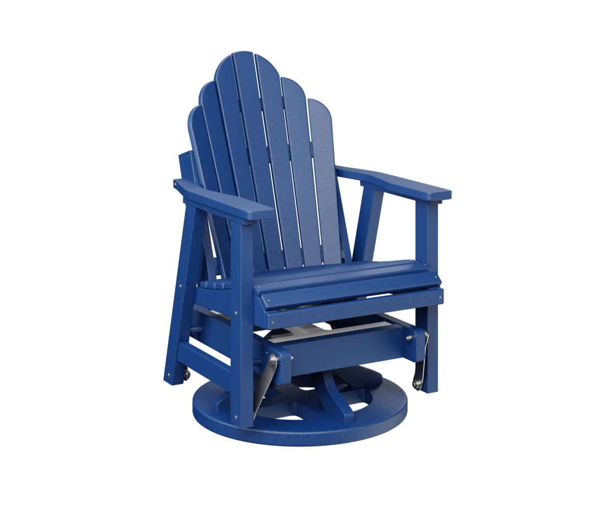 Berlin Gardens Cozi Back Swivel Glider - Outdoor Patio Rocking Chair with Cushion, Weather-Resistant for Garden, Deck, Porch & Poolside Relaxation