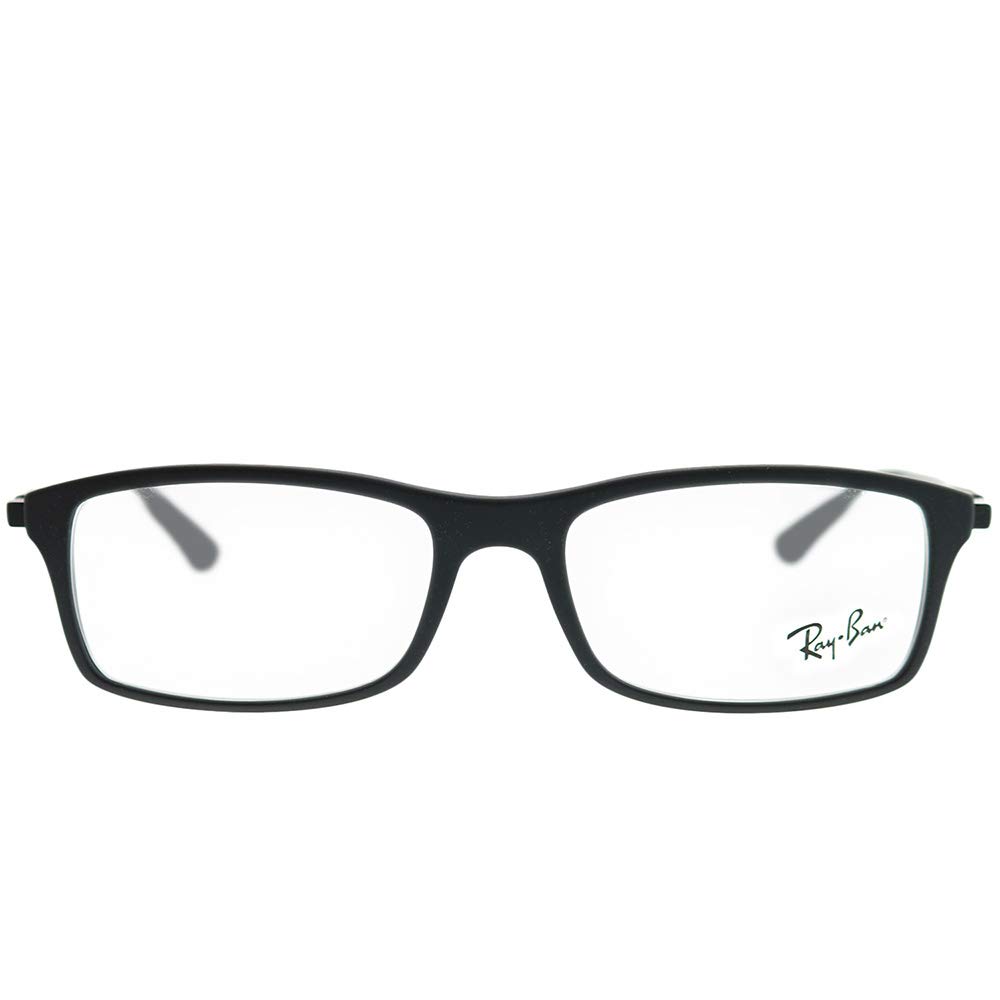 Ray-Ban RX7017 Rectangular Prescription Eyeglass Frames for Men & Women - Lightweight & Durable Eyewear for Work, Reading & Everyday Use