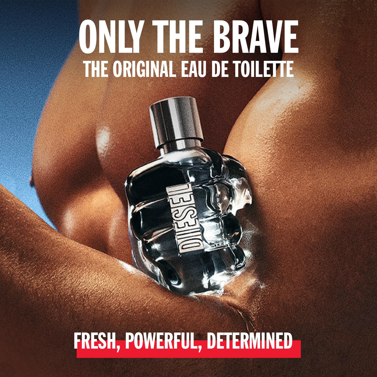 Diesel ONLY THE BRAVE Men's Cologne Gift Set - 4.2 oz Eau de Toilette, 3.4 oz & 1.7 oz Shower Gels - Fresh Woody Fragrance for Men - Perfect for Daily Use, Gifts & Special Occasions